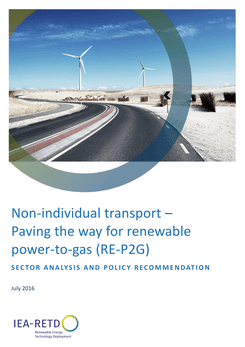 Renewable power-to-gas to decarbonise the transport sector