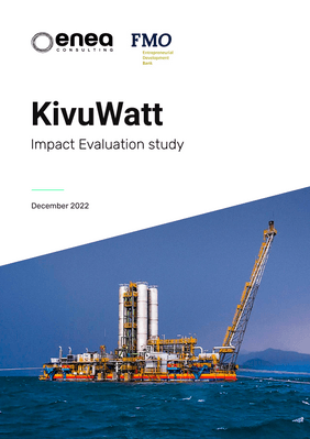 Étude : évaluation d’impact de KivuWatt (Rwanda)