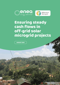 Ensuring steady cash flows in off-grid solar microgrid projects